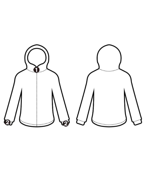 sacai（サカイ）パーカー 白 サイズ:1(S位) レディース/2200718632021