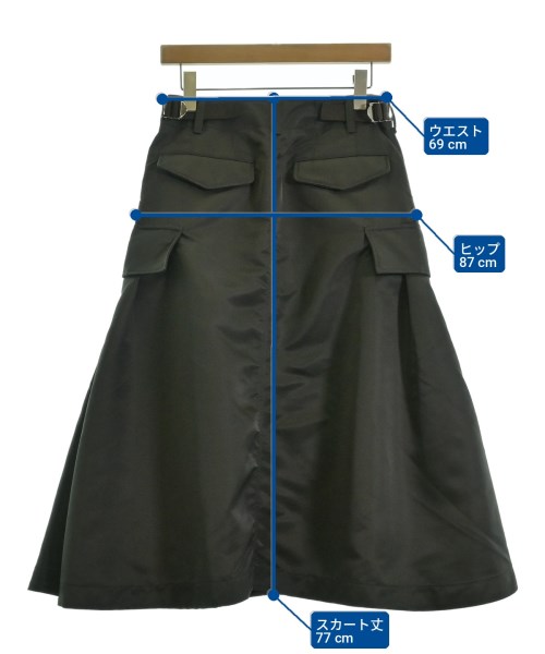 sacai（サカイ）ロング・マキシ丈スカート グレー サイズ:2(M位) レディース/2200719305023