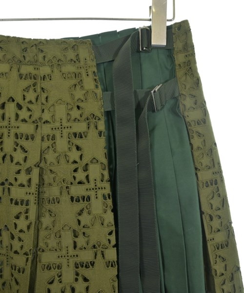 sacai（サカイ）ロング・マキシ丈スカート カーキ サイズ:1(S位) レディース/2200643305083