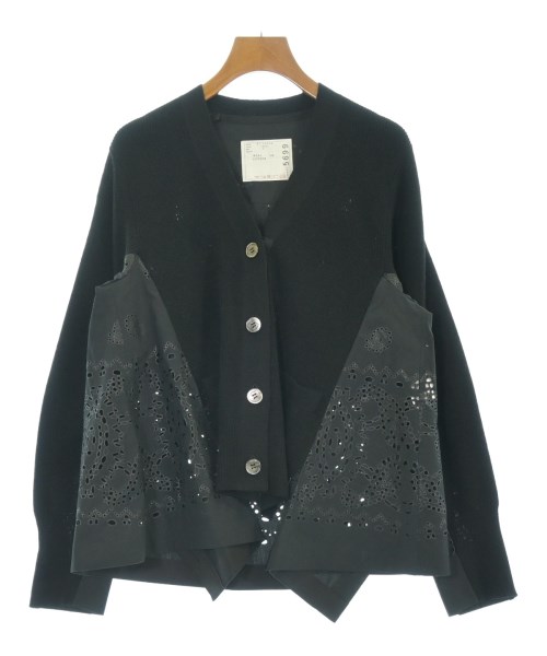 sacai(サカイ)カーディガン 黒 サイズ:1(S位)/2200632394029