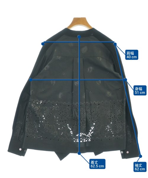 sacai（サカイ）カーディガン 黒 サイズ:1(S位) レディース/2200632394029