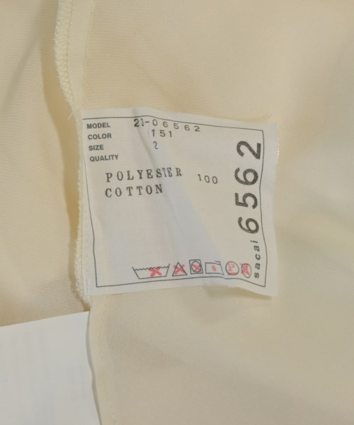 sacai（サカイ）ワンピース 白 サイズ:2(M位) レディース/2200632903085