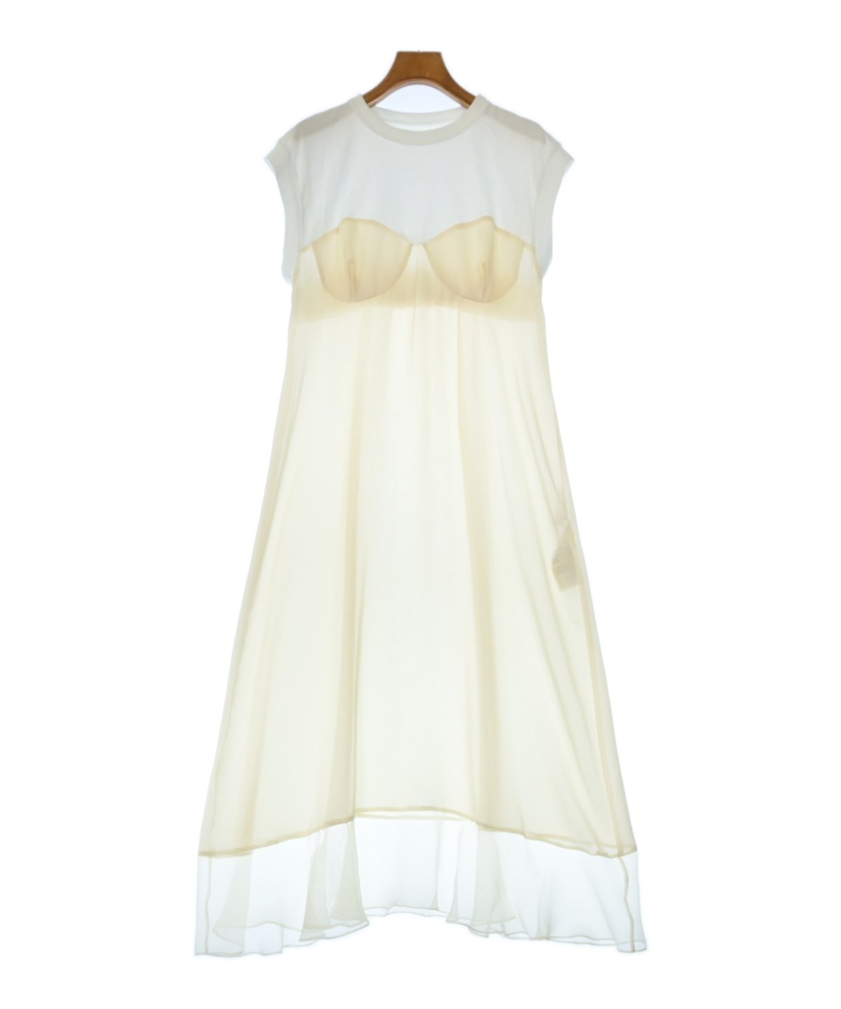 sacai（サカイ）ワンピース 白 サイズ:2(M位) レディース