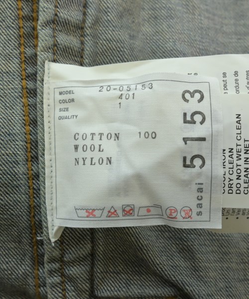 sacai（サカイ）その他 紺 サイズ:1(S位) レディース/2200634836091