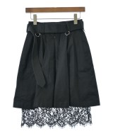 sacai（サカイ）ひざ丈スカート 黒 サイズ:1(S位) レディース/2200636838192