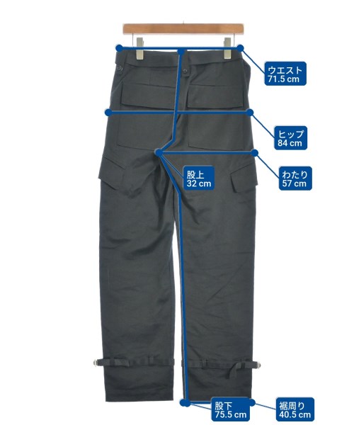 sacai（サカイ）カーゴパンツ 黒 サイズ:1(S位) レディース/2200647573013