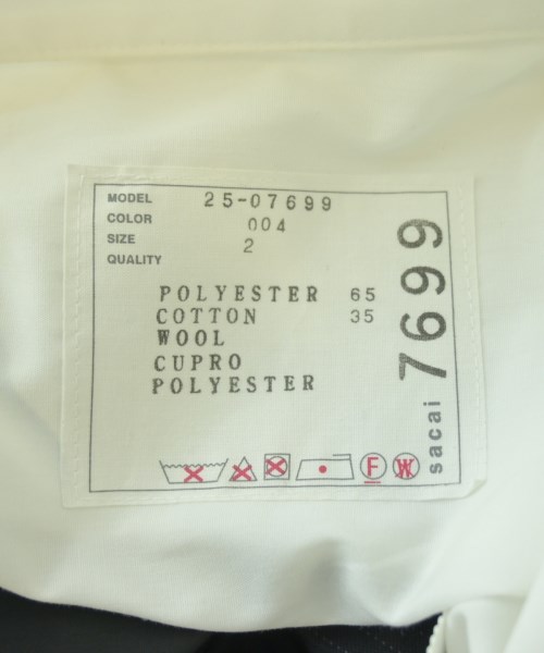 sacai（サカイ）カジュアルシャツ 白 サイズ:2(M位) レディース/2200647490075