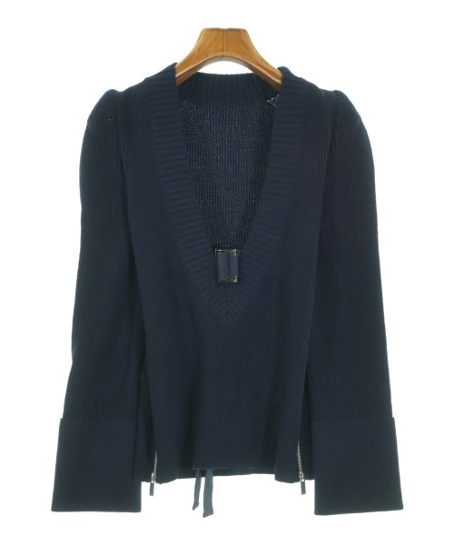 sacai(サカイ)ニット・セーター 紺 サイズ:1(S位)/2200634314063
