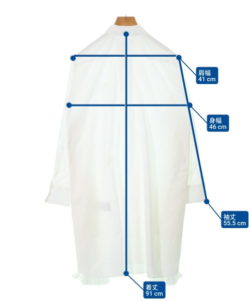 sacai（サカイ）ワンピース 白 サイズ:1(S位) レディース/2200648196013