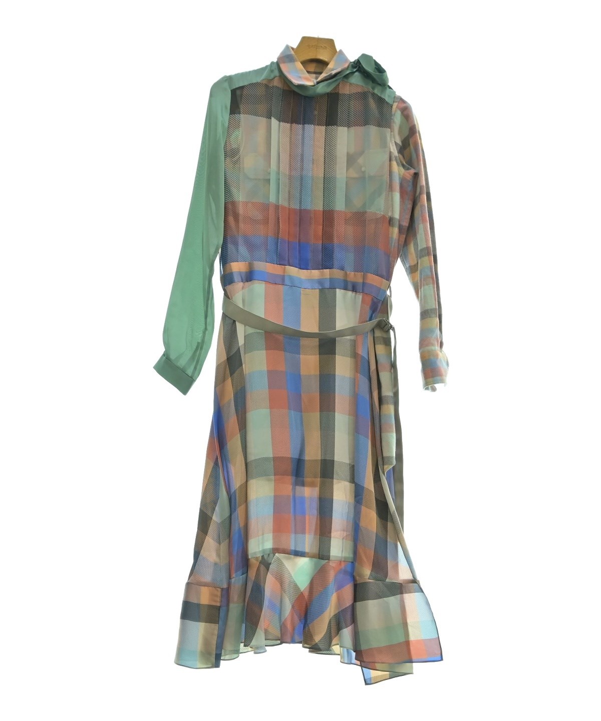 sacai（サカイ）シャツワンピース ピンク サイズ:1(S位) レディース