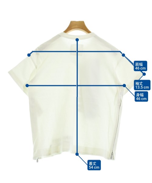 sacai（サカイ）Tシャツ・カットソー 白 サイズ:1(S位) レディース/2200639807041