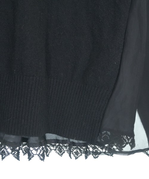 sacai（サカイ）ニット・セーター 黒 サイズ:3(L位) レディース/2200639807096