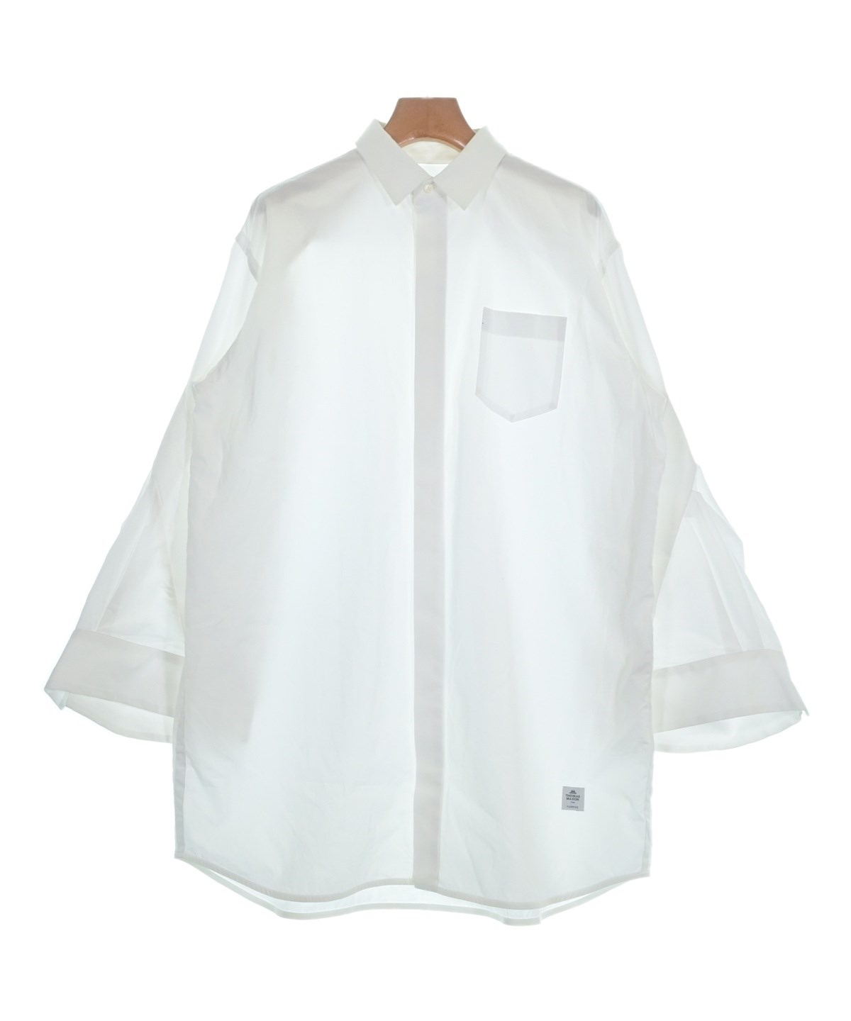 sacai（サカイ）カジュアルシャツ 白 サイズ:1(S位) レディース