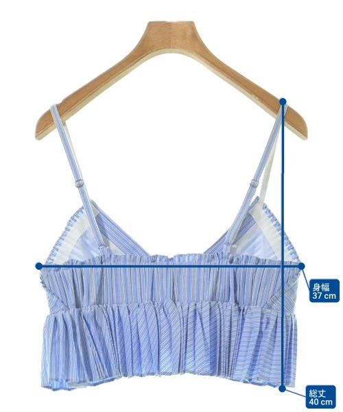 sacai（サカイ）カジュアルシャツ 青 サイズ:1(S位) レディース/2200649854028