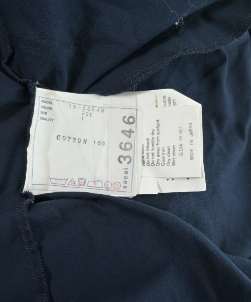 sacai（サカイ）ワンピース 紺 サイズ:1(S位) レディース/2200650137035