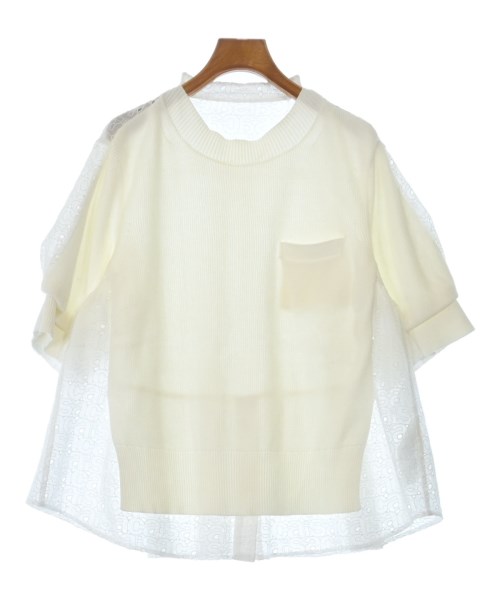 sacai(サカイ)ニット・セーター 白 サイズ:3(L位)/2200651204224
