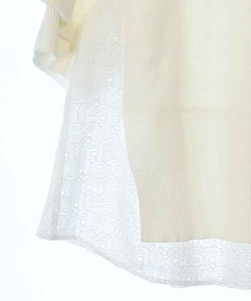 sacai（サカイ）ニット・セーター 白 サイズ:3(L位) レディース/2200651204224