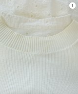 sacai（サカイ）ニット・セーター 白 サイズ:3(L位) レディース/2200651204224