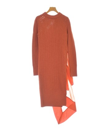 sacai（サカイ）ワンピース オレンジ サイズ:1(S位) レディース