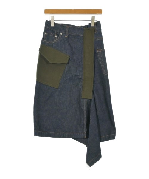 sacai(サカイ)ロング・マキシ丈スカート 青 サイズ:1(S位)/2200651976039
