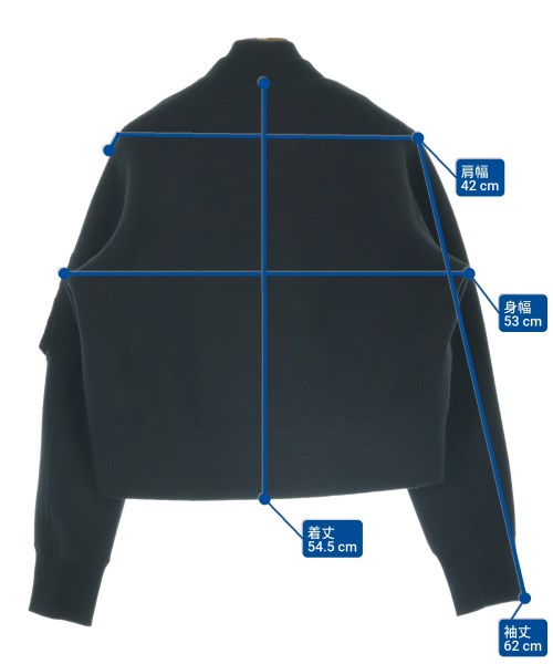 sacai（サカイ）ミリタリーブルゾン 黒 サイズ:2(M位) レディース/2200652773019