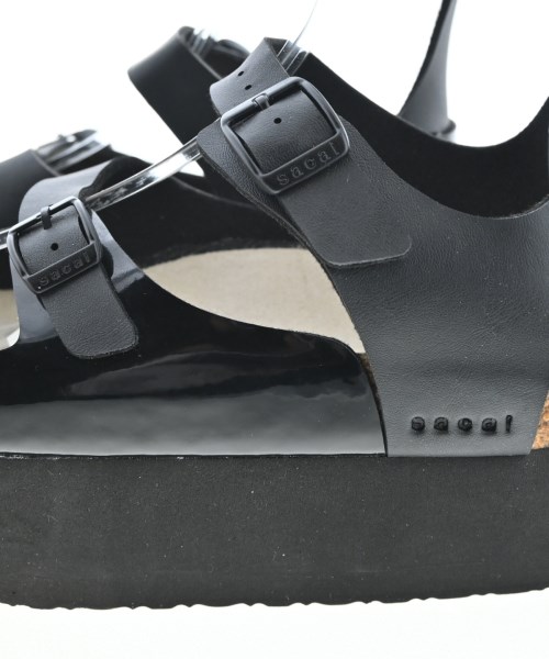 sacai（サカイ）サンダル 黒 サイズ:EU39(25.5cm位) レディース/2200645297034