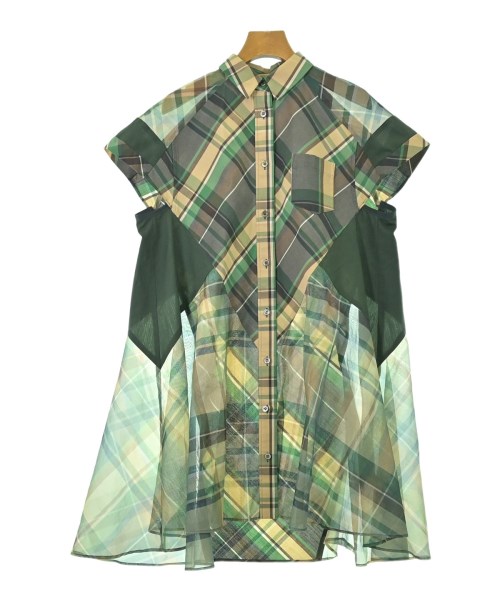 sacai(サカイ)ブラウス 緑 サイズ:2(M位)/2200645978100