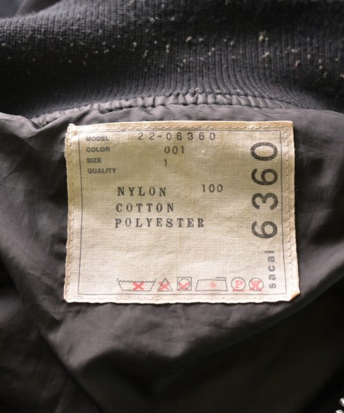 sacai（サカイ）ミリタリーブルゾン 黒 サイズ:1(S位) レディース/2200653110011