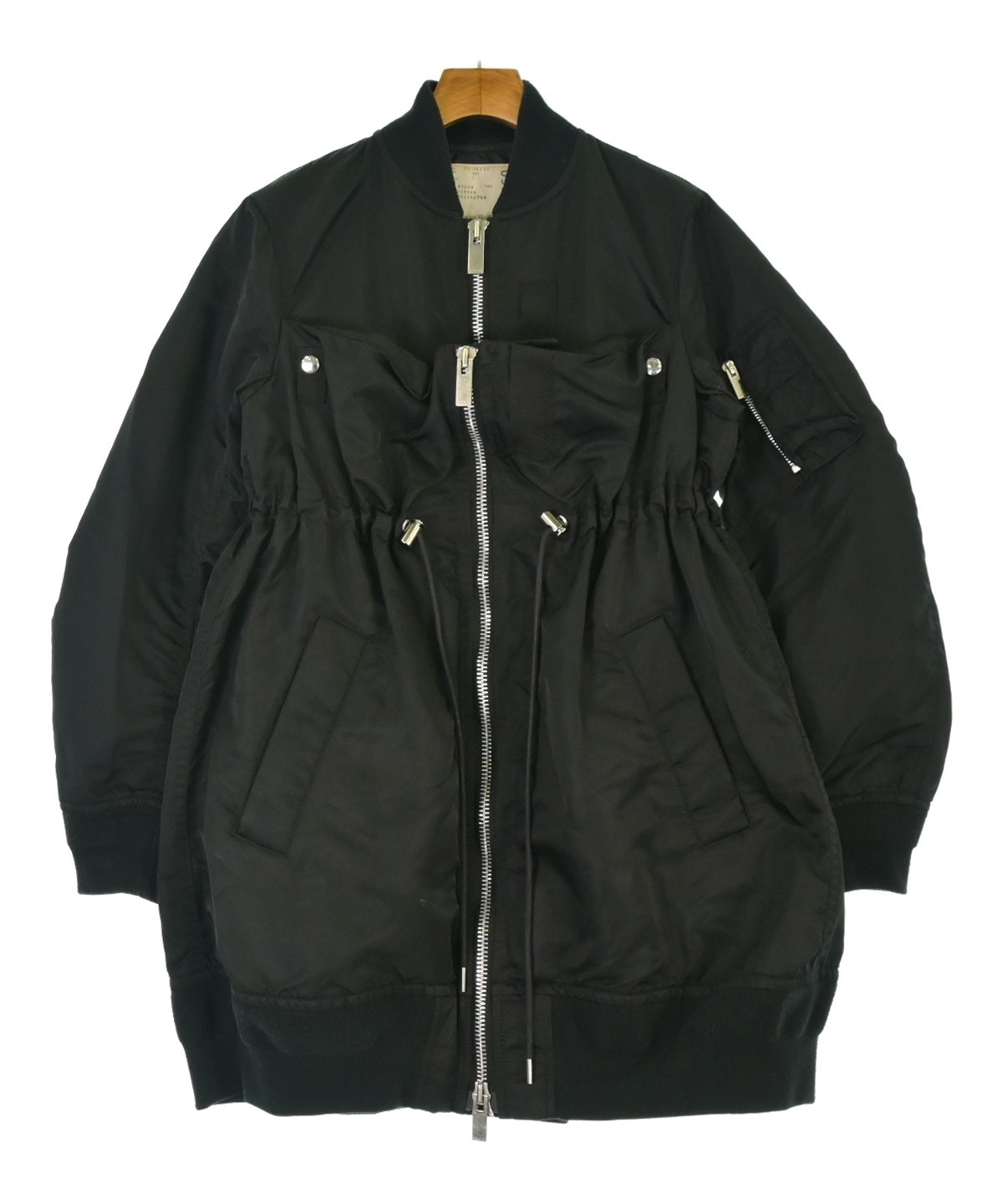 sacai（サカイ）ミリタリーブルゾン 黒 サイズ:1(S位) レディース