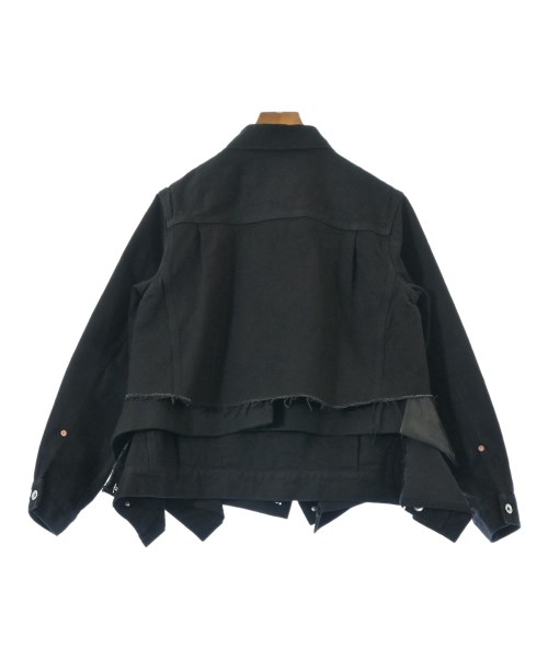 sacai（サカイ）デニムジャケット 黒 サイズ:1(S位) レディース/2200653110035