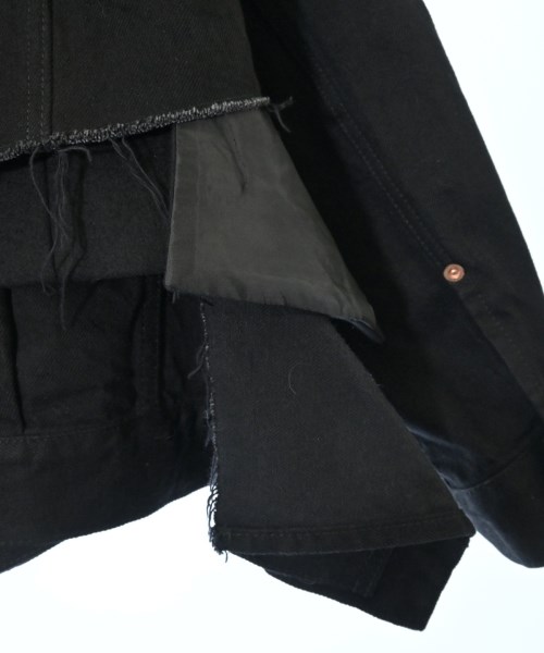 sacai（サカイ）デニムジャケット 黒 サイズ:1(S位) レディース/2200653110035