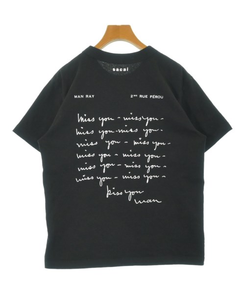 sacai（サカイ）Tシャツ・カットソー 黒 サイズ:1(S位) レディース/2200653110073