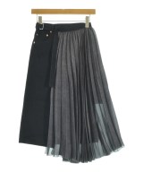 sacai（サカイ）ひざ丈スカート 黒 サイズ:0(XS位) レディース/2200653110103