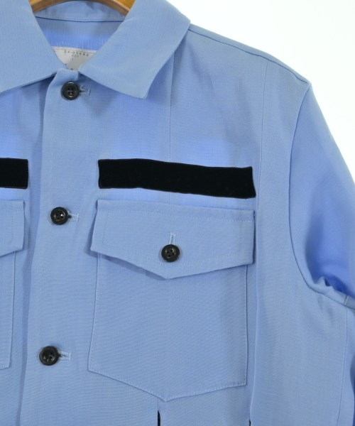 sacai（サカイ）カジュアルシャツ 青 サイズ:1(S位) レディース/2200653863047