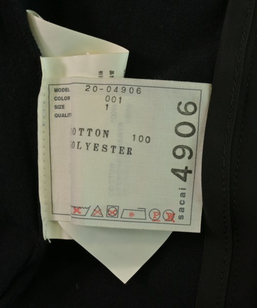 sacai（サカイ）ニット・セーター 黒 サイズ:1(S位) レディース/2200644925099