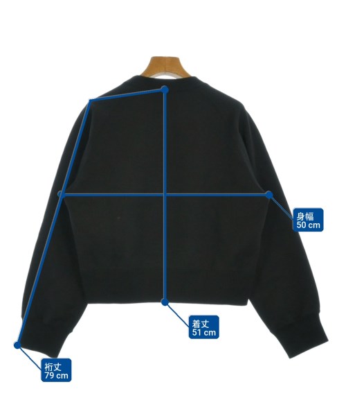 sacai（サカイ）スウェット 黒 サイズ:1(S位) レディース/2200654043035
