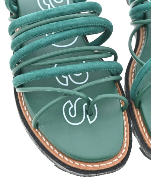 sacai（サカイ）サンダル 緑 サイズ:EU38(24.5cm位) レディース/2200653937014