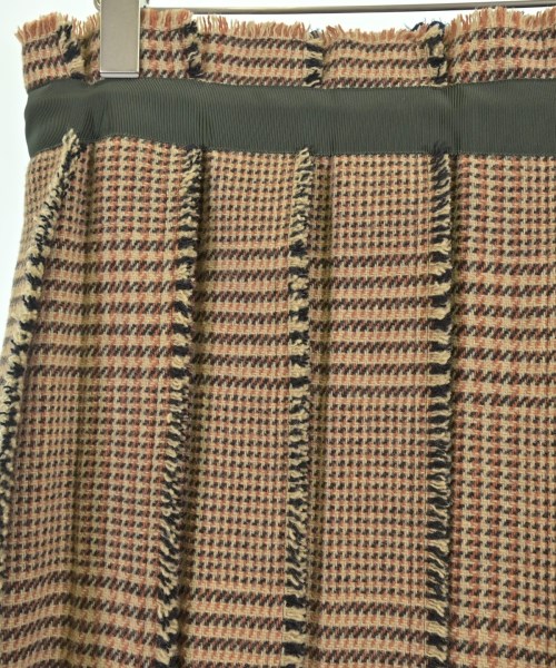 sacai（サカイ）ひざ丈スカート ベージュ サイズ:2(M位) レディース/2200701936075