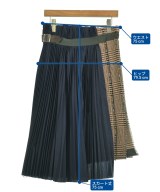 sacai（サカイ）ひざ丈スカート ベージュ サイズ:2(M位) レディース/2200701936075