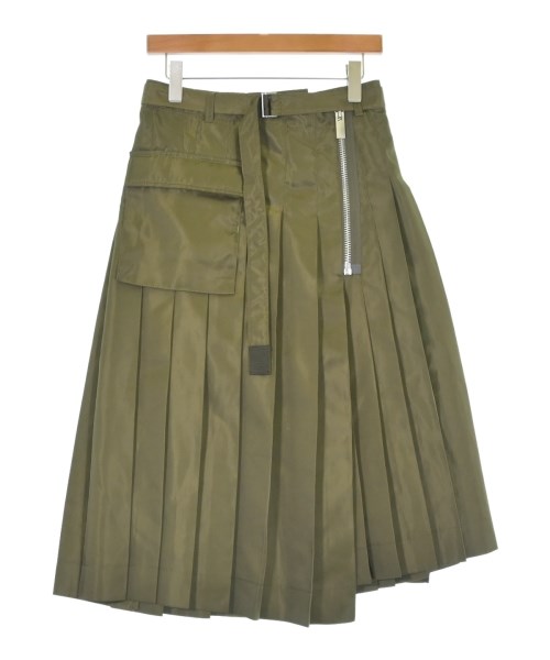 sacai（サカイ）ロング・マキシ丈スカート カーキ サイズ:1(S位) レディース/2200702793011