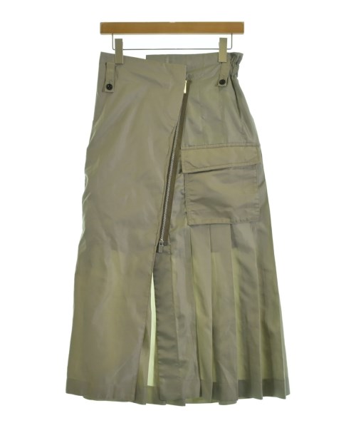 sacai（サカイ）ロング・マキシ丈スカート カーキ サイズ:1(S位) レディース/2200702805011