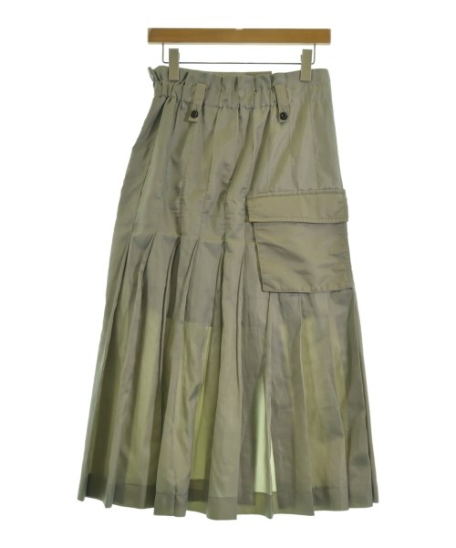 sacai（サカイ）ロング・マキシ丈スカート カーキ サイズ:1(S位) レディース/2200702805011