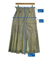 sacai（サカイ）ロング・マキシ丈スカート カーキ サイズ:1(S位) レディース/2200702805011
