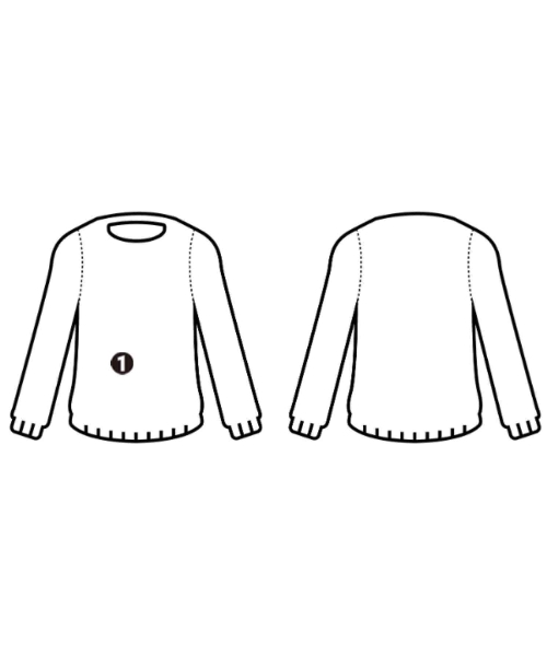 sacai（サカイ）ニット・セーター 紺 サイズ:1(S位) レディース/2200703086037