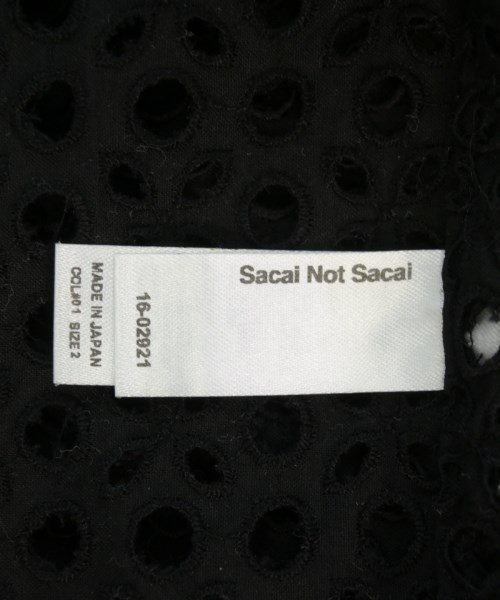 sacai（サカイ）Tシャツ・カットソー 黒 サイズ:2(M位) レディース/2200703614056