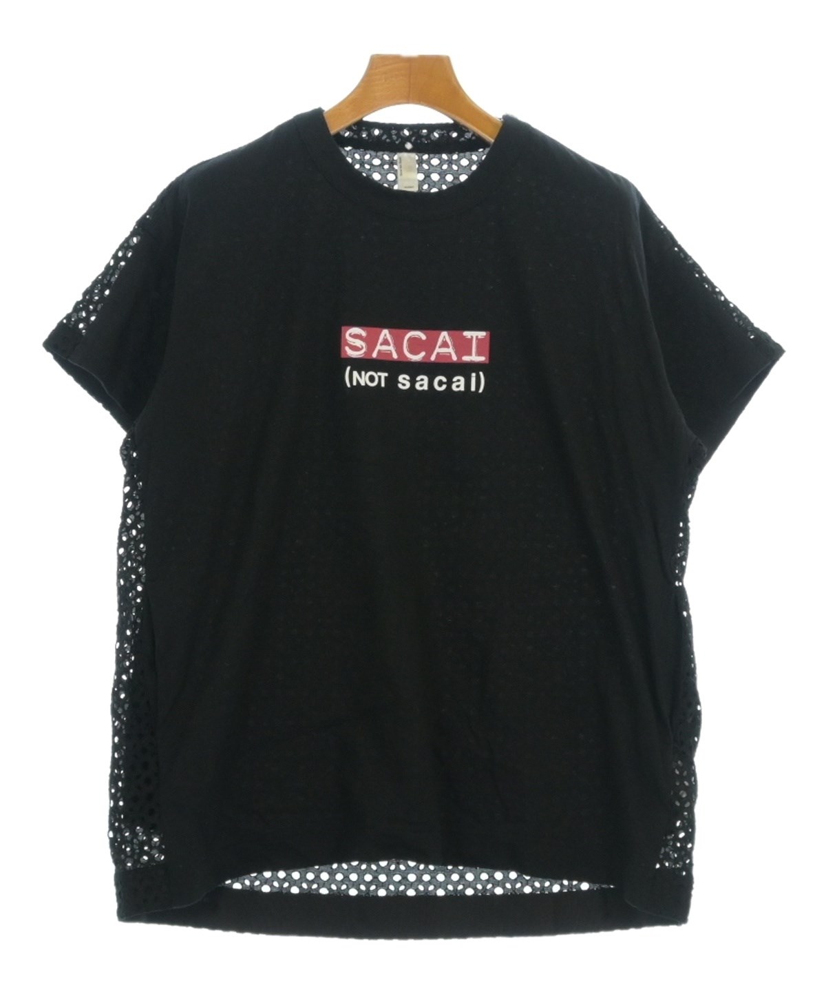 Sacai カットソー　サイズ2 sacai（サカイ）Tシャツ・カットソー 黒 サイズ:2(M位) レディース