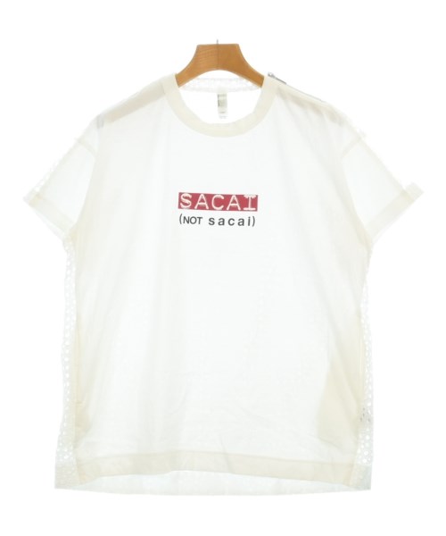 sacai（サカイ）Tシャツ・カットソー 白 サイズ:2(M位) レディース
