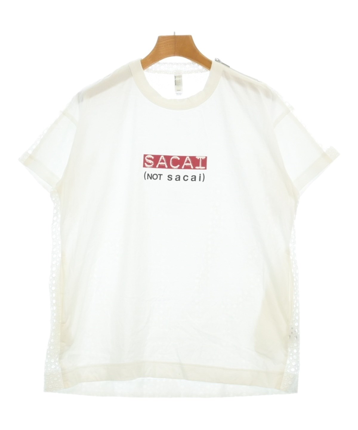 sacai（サカイ）Tシャツ・カットソー 白 サイズ:2(M位) レディース