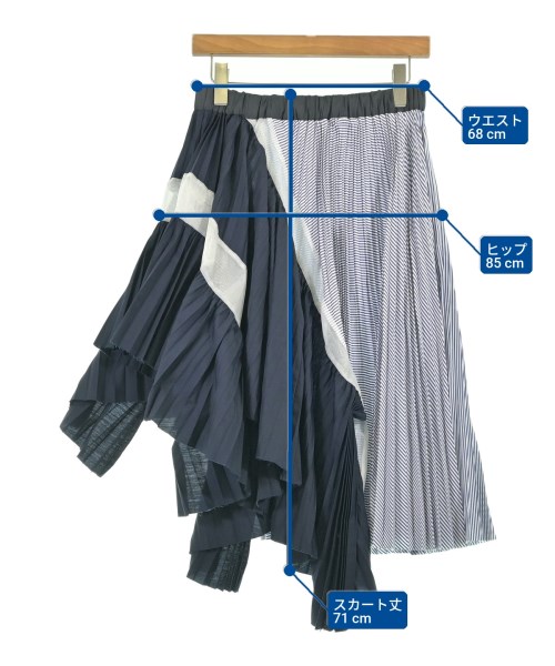 sacai（サカイ）ロング・マキシ丈スカート 青 サイズ:2(M位) レディース/2200699859042