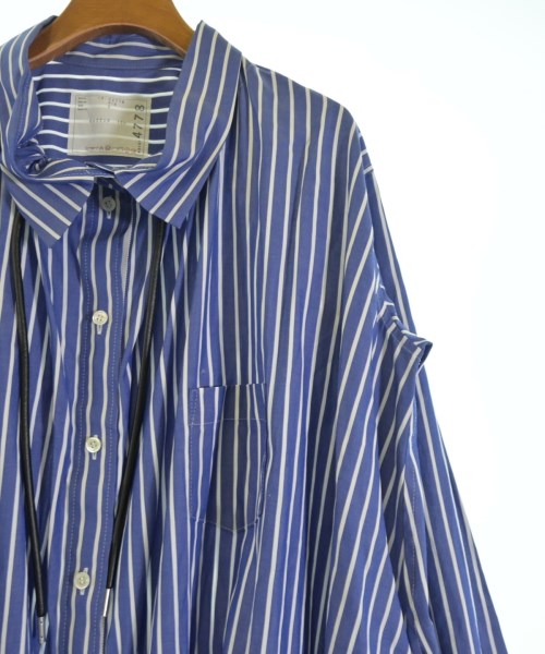 sacai（サカイ）シャツワンピース 青 サイズ:2(M位) レディース/2200699859165